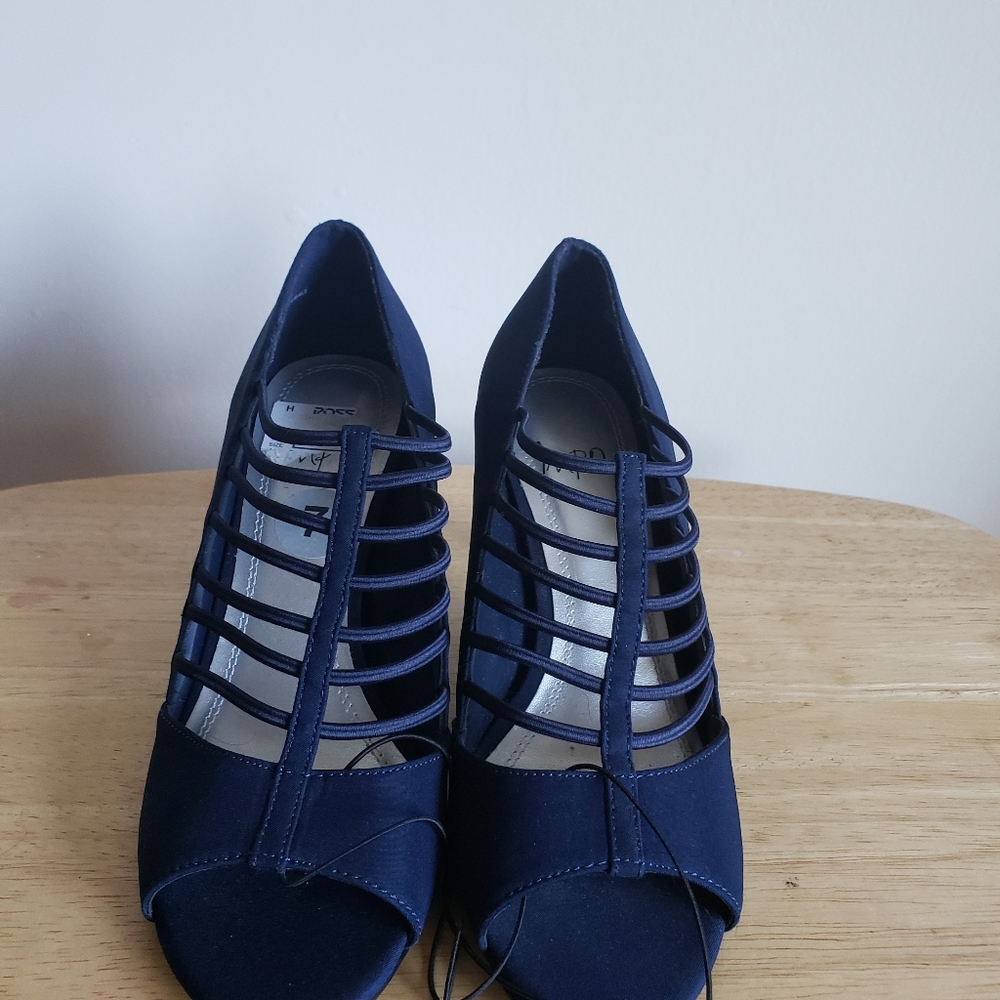 Blue impo heels